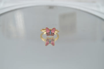 Butterfly Enamel Ring